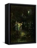 Midsummer Night's Dream-Gustave Doré-Framed Stretched Canvas