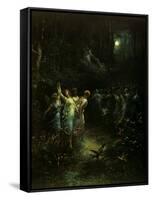 Midsummer Night's Dream-Gustave Doré-Framed Stretched Canvas