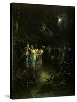 Midsummer Night's Dream-Gustave Doré-Stretched Canvas