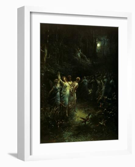 Midsummer Night's Dream-Gustave Doré-Framed Giclee Print