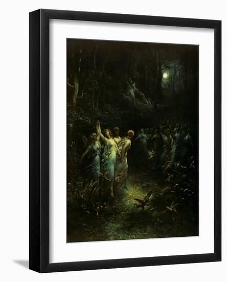 Midsummer Night's Dream-Gustave Doré-Framed Premium Giclee Print