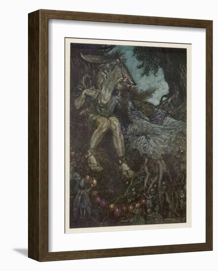 Midsummer Night's Dream-Arthur Rackham-Framed Art Print