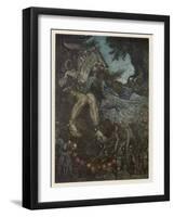 Midsummer Night's Dream-Arthur Rackham-Framed Art Print