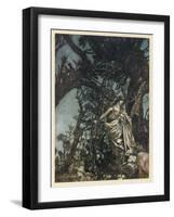 Midsummer Night's Dream-Arthur Rackham-Framed Art Print