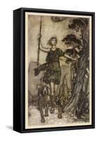 Midsummer Night's Dream-Arthur Rackham-Framed Stretched Canvas