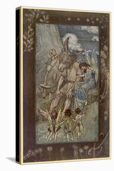 Midsummer Night's Dream-Arthur Rackham-Stretched Canvas