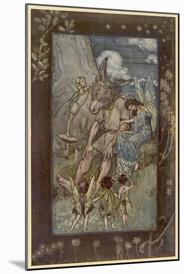 Midsummer Night's Dream-Arthur Rackham-Mounted Art Print