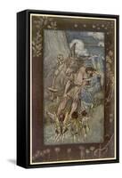 Midsummer Night's Dream-Arthur Rackham-Framed Stretched Canvas