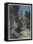 Midsummer Nights Dream-Arthur Rackham-Framed Stretched Canvas