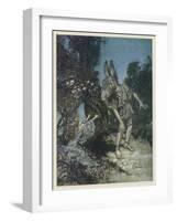 Midsummer Nights Dream-Arthur Rackham-Framed Photographic Print