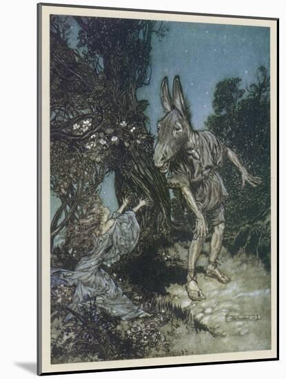 Midsummer Nights Dream-Arthur Rackham-Mounted Photographic Print