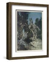 Midsummer Nights Dream-Arthur Rackham-Framed Photographic Print