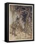 Midsummer Nights Dream-Arthur Rackham-Framed Stretched Canvas