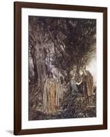 Midsummer Nights Dream-Arthur Rackham-Framed Art Print