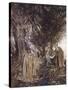 Midsummer Nights Dream-Arthur Rackham-Stretched Canvas