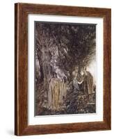 Midsummer Nights Dream-Arthur Rackham-Framed Art Print