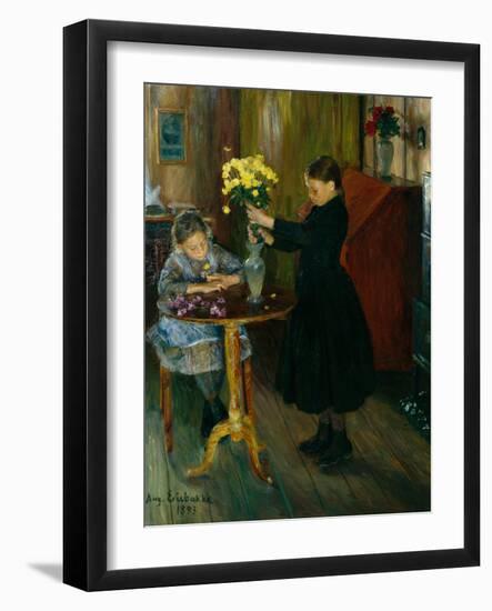 Midsummer time, 1893-Carl-Edvard Diriks-Framed Giclee Print