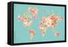 Midsummer World Turquoise-Danhui Nai-Framed Stretched Canvas