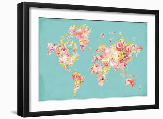 Midsummer World Turquoise-Danhui Nai-Framed Art Print