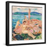 Midsummer-Edvard Munch-Framed Giclee Print