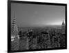 Midtown and Lower Manhattan at dusk-Richard Berenholtz-Framed Art Print