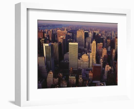 Midtown and Upper Manhattan, NY-Rudi Von Briel-Framed Photographic Print