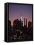 Midtown East Skyline at Dusk, NYC-Barry Winiker-Framed Stretched Canvas