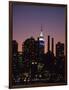 Midtown East Skyline at Dusk, NYC-Barry Winiker-Framed Photographic Print