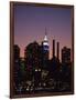 Midtown East Skyline at Dusk, NYC-Barry Winiker-Framed Photographic Print