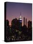 Midtown East Skyline at Dusk, NYC-Barry Winiker-Stretched Canvas