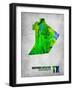 Midtown Houston Texas-NaxArt-Framed Art Print