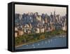 Midtown Mahattan and Hudson River, New York, USA-Peter Adams-Framed Stretched Canvas