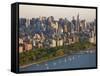 Midtown Mahattan and Hudson River, New York, USA-Peter Adams-Framed Stretched Canvas