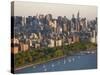 Midtown Mahattan and Hudson River, New York, USA-Peter Adams-Stretched Canvas