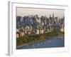 Midtown Mahattan and Hudson River, New York, USA-Peter Adams-Framed Photographic Print