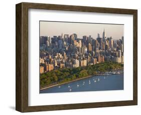 Midtown Mahattan and Hudson River, New York, USA-Peter Adams-Framed Photographic Print