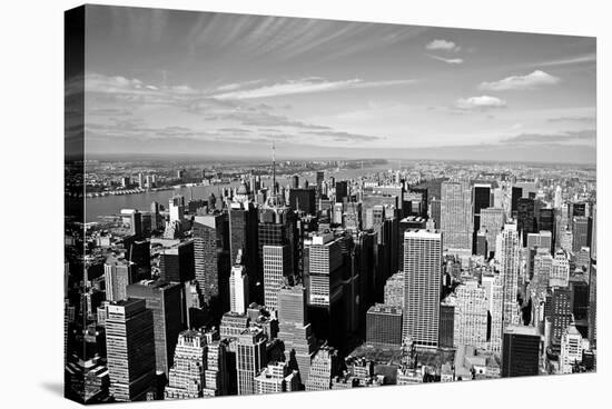 Midtown Manhattan Aerial View-rebelml-Stretched Canvas