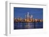 Midtown Manhattan at Dusk, New York City-George Oze-Framed Photographic Print