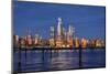 Midtown Manhattan at Dusk, New York City-George Oze-Mounted Photographic Print