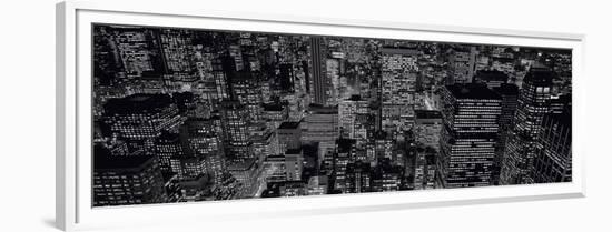 Midtown Manhattan at Night-Richard Berenholtz-Framed Art Print