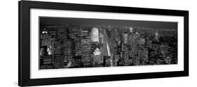Midtown Manhattan at Night-Richard Berenholtz-Framed Art Print