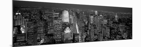 Midtown Manhattan at Night-Richard Berenholtz-Mounted Art Print