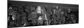 Midtown Manhattan at Night-Richard Berenholtz-Mounted Art Print