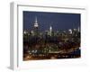 Midtown Manhattan at night-Richard Berenholtz-Framed Art Print