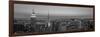 Midtown Manhattan at Sunset, Black and White-Richard Berenholtz-Framed Art Print