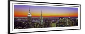 Midtown Manhattan at Sunset, NYC-Richard Berenholtz-Framed Art Print