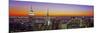 Midtown Manhattan at Sunset, NYC-Richard Berenholtz-Mounted Art Print