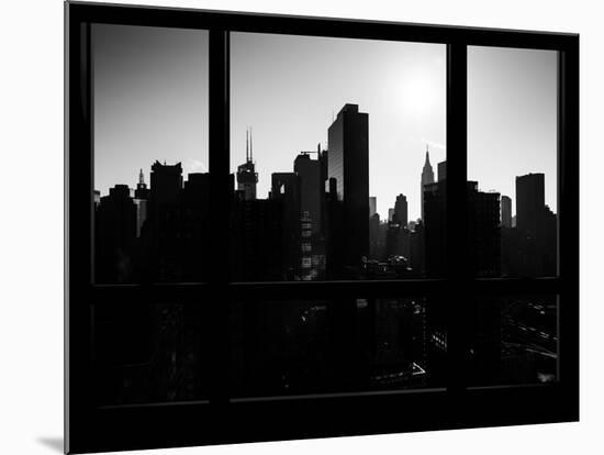 Midtown Manhattan by Night with the Empire State Building -Times Square - New York City, USA-Philippe Hugonnard-Mounted Photographic Print