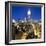 Midtown Manhattan, Elevated Dusk View Towards the Empire State Building, Manhattan, New York City,-Gavin Hellier-Framed Photographic Print