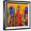 Midtown Manhattan from The Waldorf-Peter Graham-Framed Giclee Print